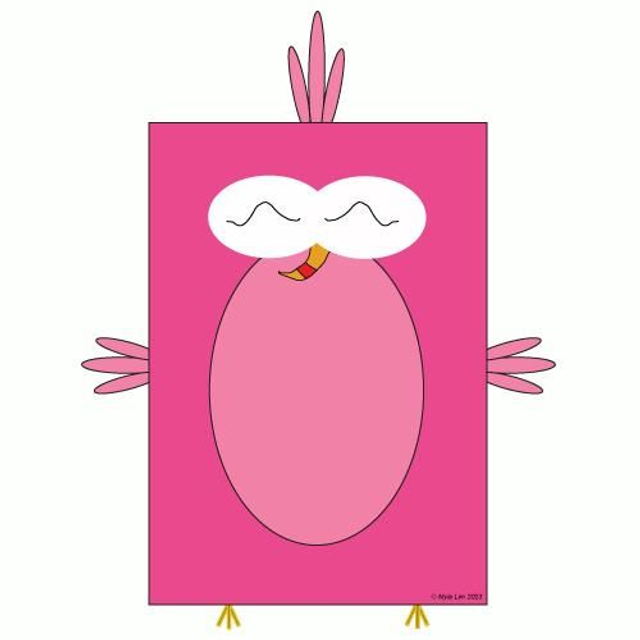 🦩Flamingo Squtie White Children's T-shirt 