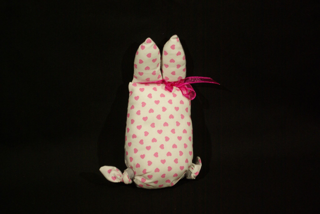 656-Doudou lapin petit modèle Htr 20 cm