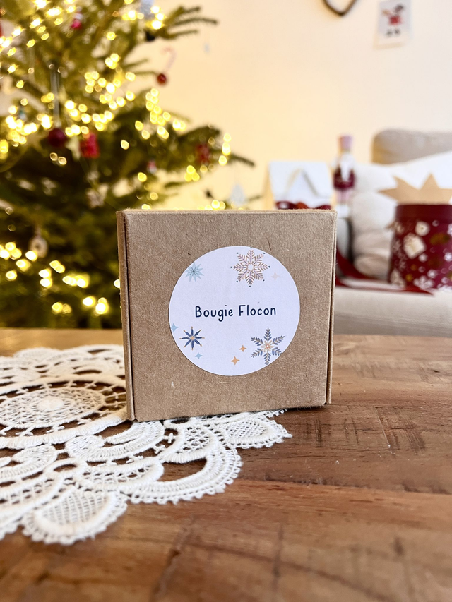 🎄 Bougie Flocon