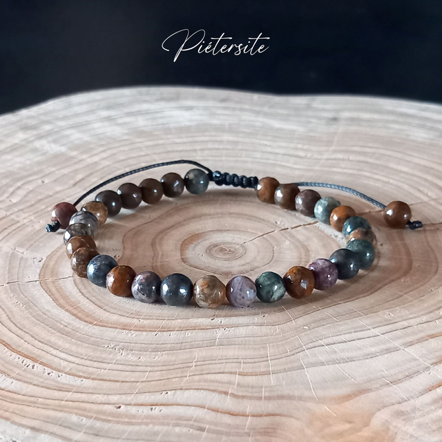 Bracelet ajustable en Piétersite