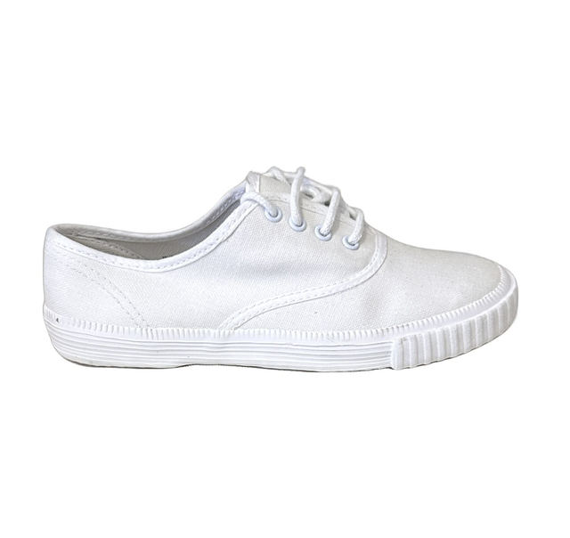 white plimsols