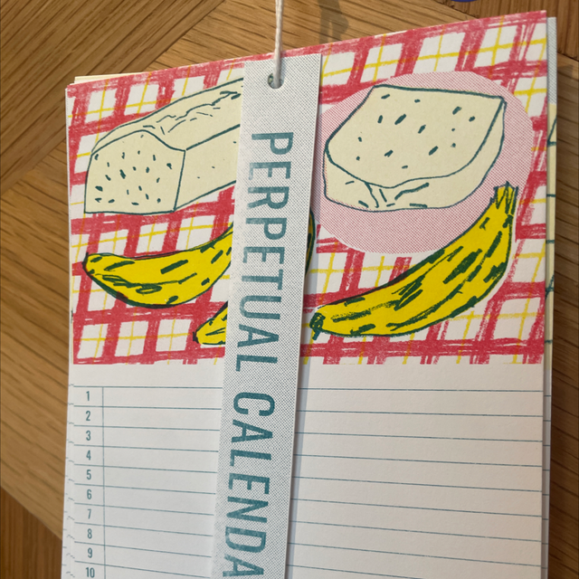 Perpetual Calendar (Riso) By Maia