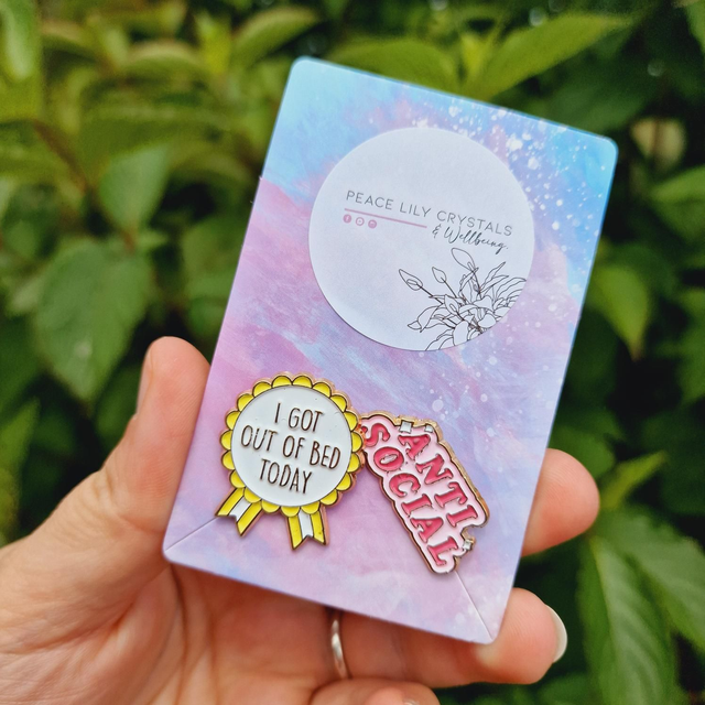 Mental Health Pin Badges Set Of Two