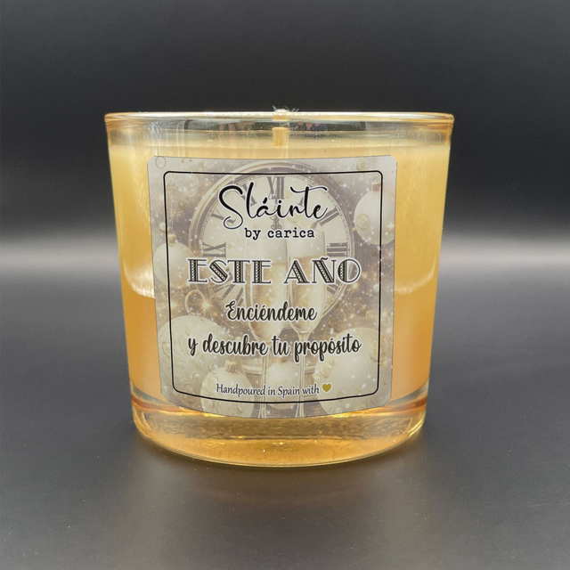 Vela aromática Prosseco Blanco &quot;Este Año...&quot; Ed.Navidad