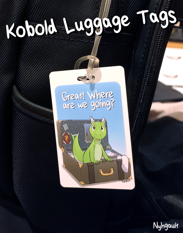 Kobold Luggage Tag