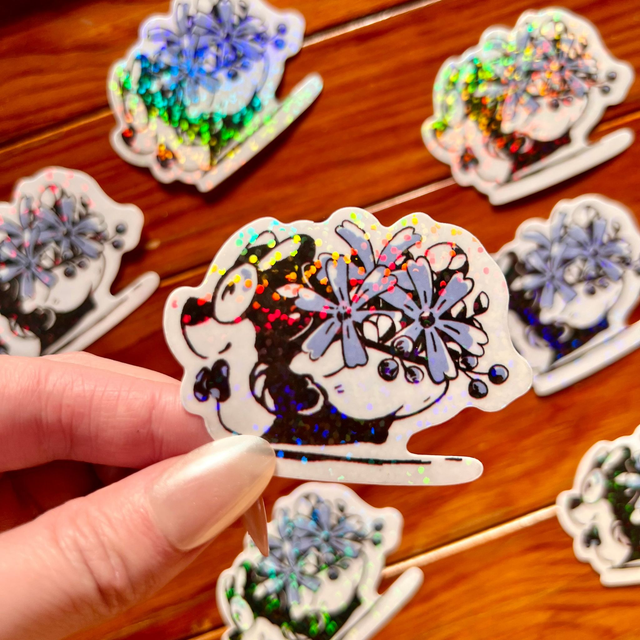 Sticker Transparent - Les courses Kipik ! 