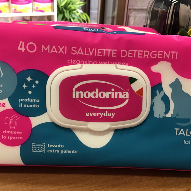 Inodorina 40 maxi salviette detergenti talco