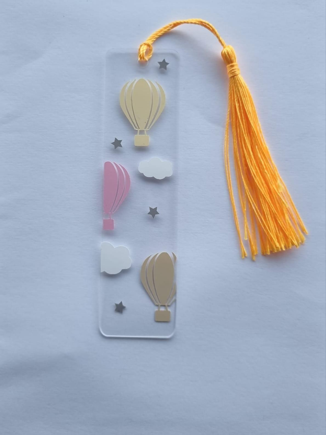 Hot Air Balloon Acrylic Bookmark 