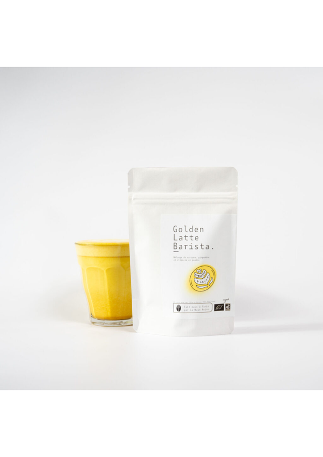 Golden Latte Barista – Curcuma &amp; mélange d’épices – 100% Bio – 100g