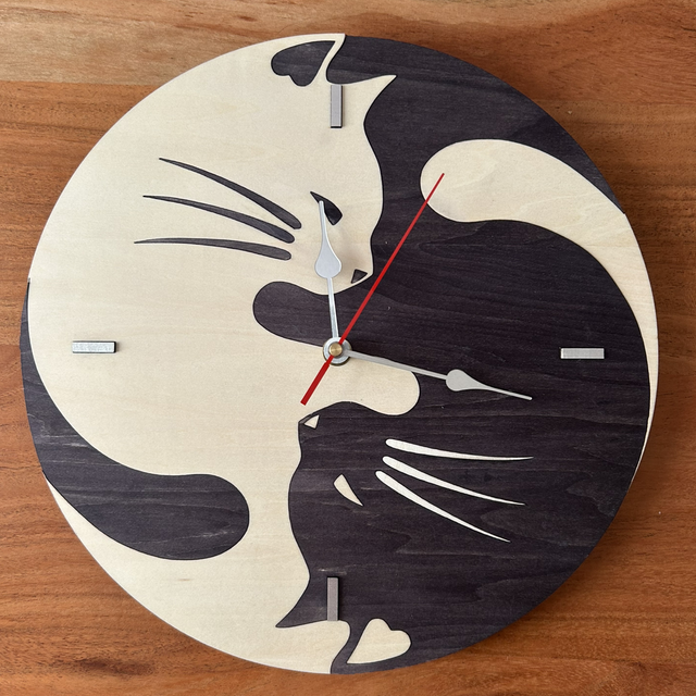 Wanduhr „Katzen“