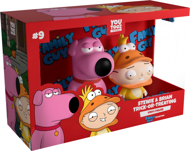 Family Guy: Stewie &amp; Brian (Trick or Treating) YouTooz Figures