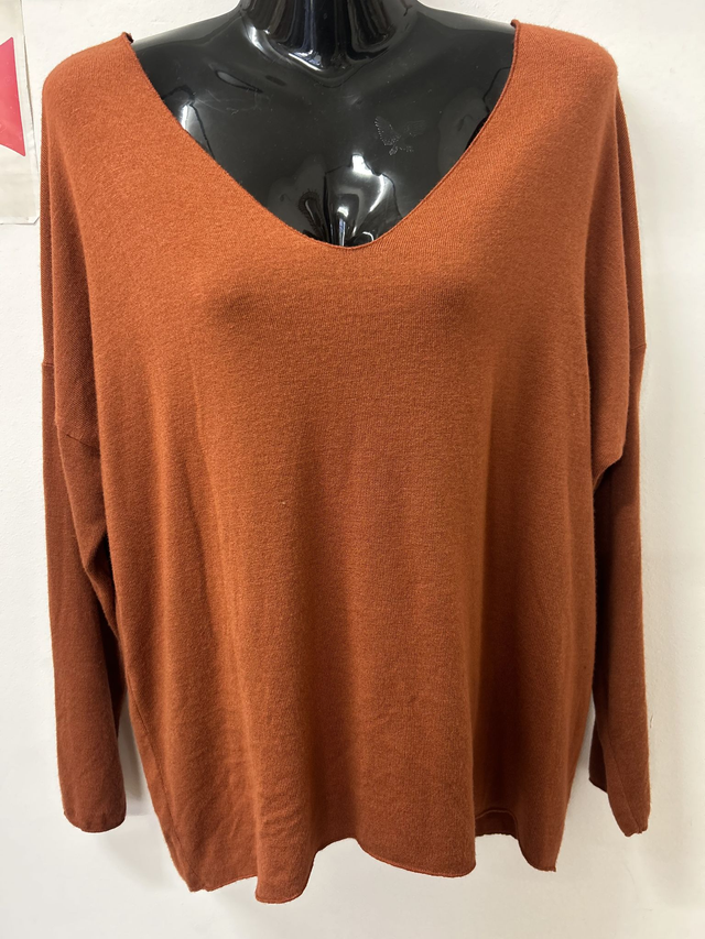 Pull léger col V Cécile