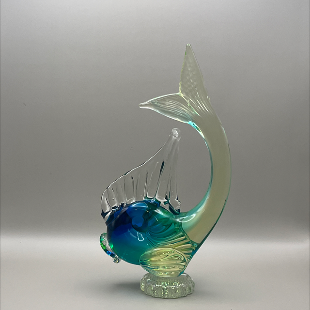 Murano Uranium Glass Fish