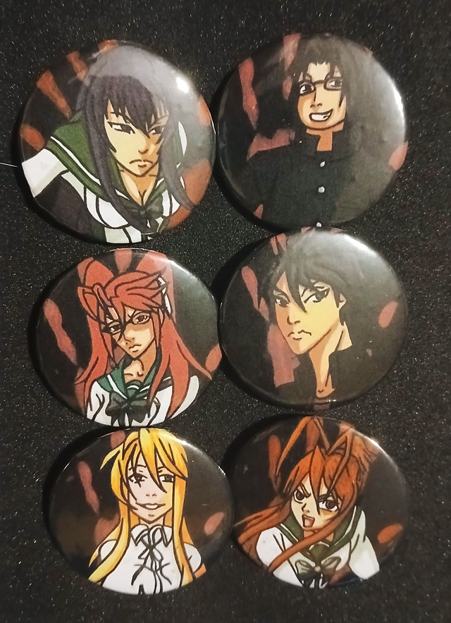Higschool Of The Dead Lots 6 badges