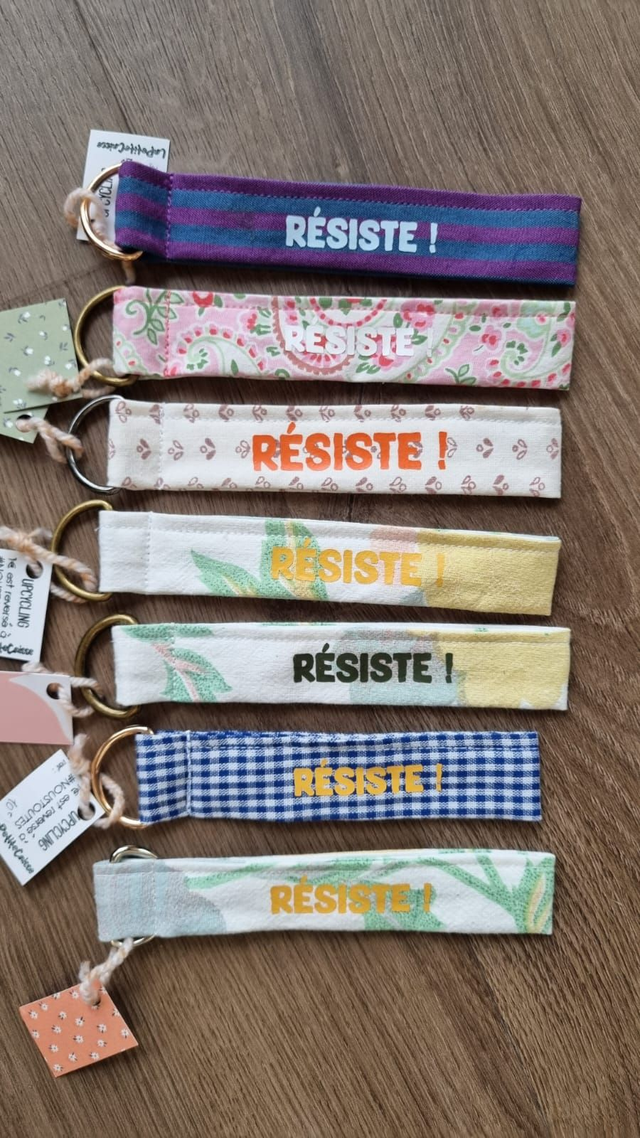 Porte-clé "Résiste !"