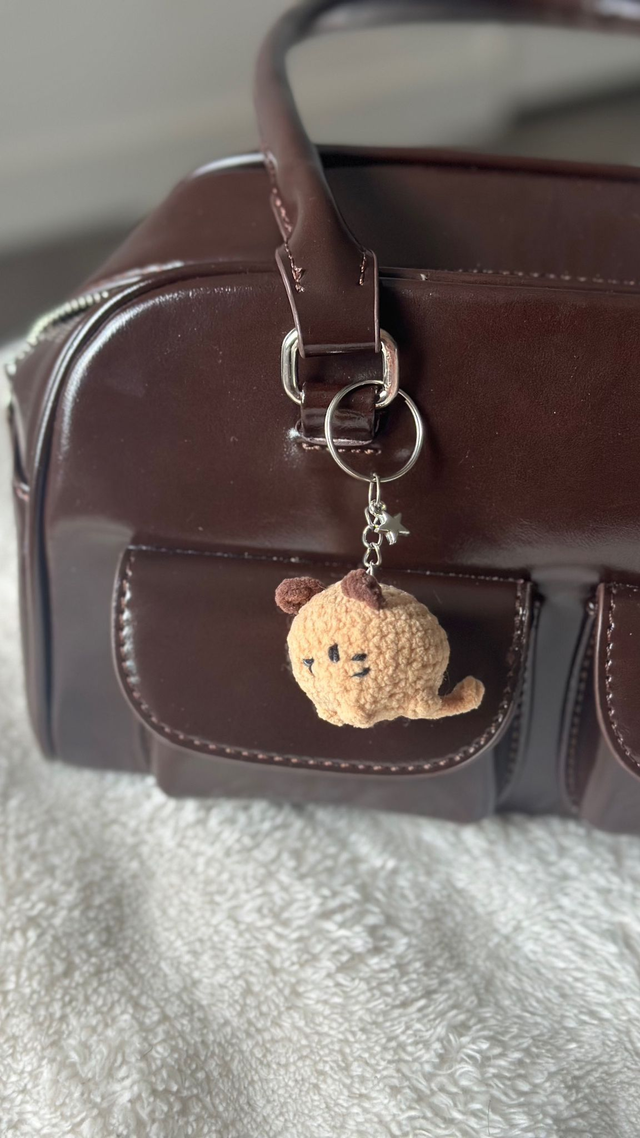 Bijou de sac - Porte-clés Petit Chat au crochet