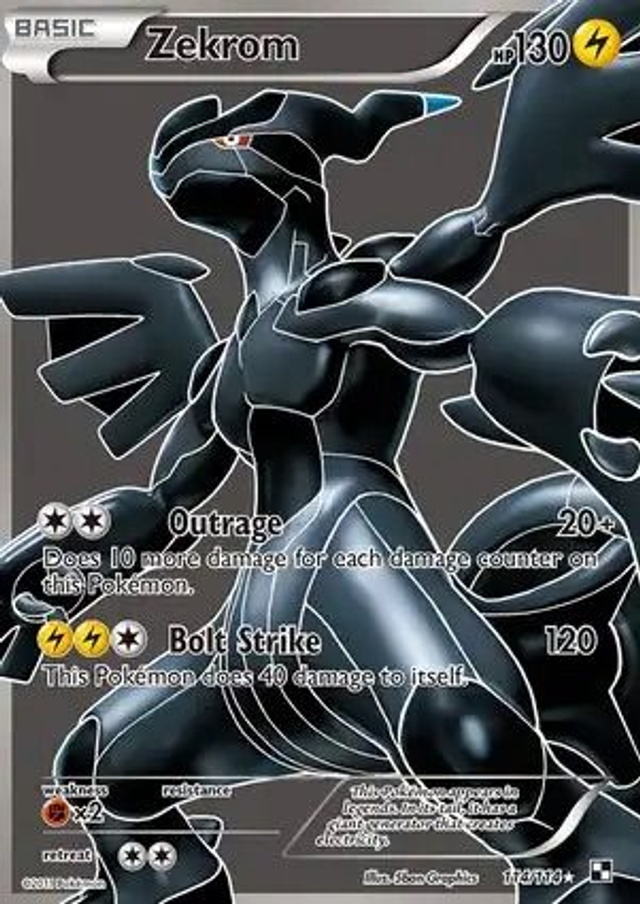 Zekrom - 114/114 (Black &amp; White - Ultra Rare)