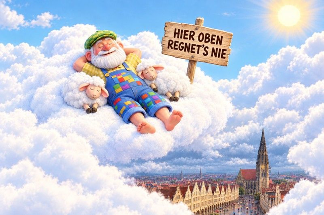 Wolke 7 – Hier oben regnet’s nie