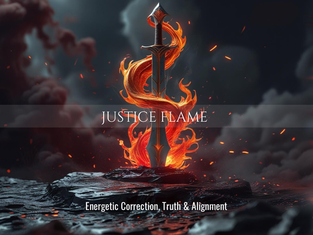 Justice Flame | Energetic Correction, Truth &amp; Alignment | Same Day Delivery