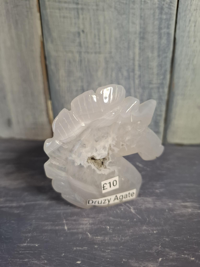 Agate Unicorn Head 