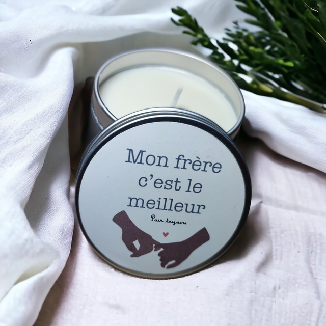 Bougie parfumée Mon frère c'est le meilleur 100g