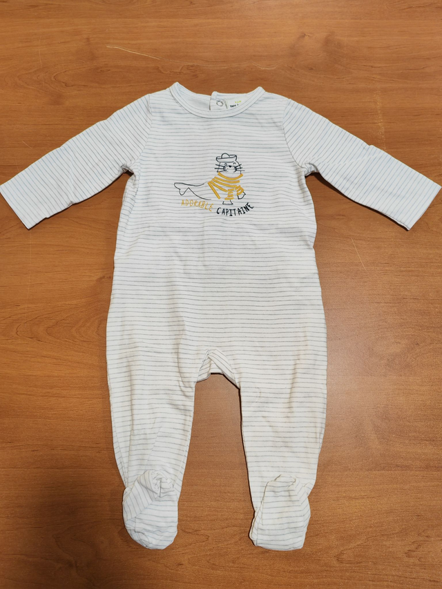 Pyjama rayé 6 mois