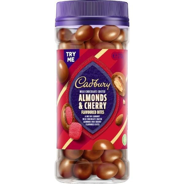 Cadbury Milk Chocolate Coated Almonds & Cherry 270g