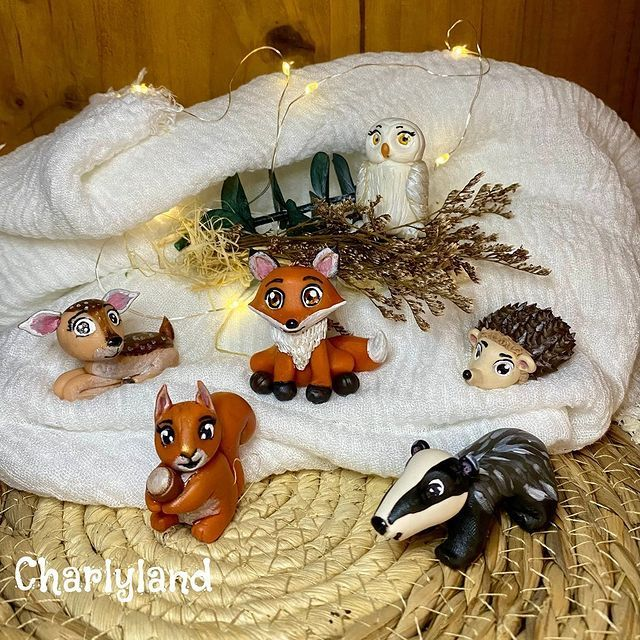 Mini animal d'automne à poser