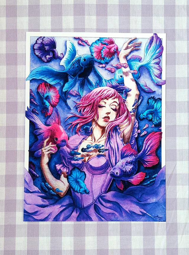 Print Nymphe Océane 