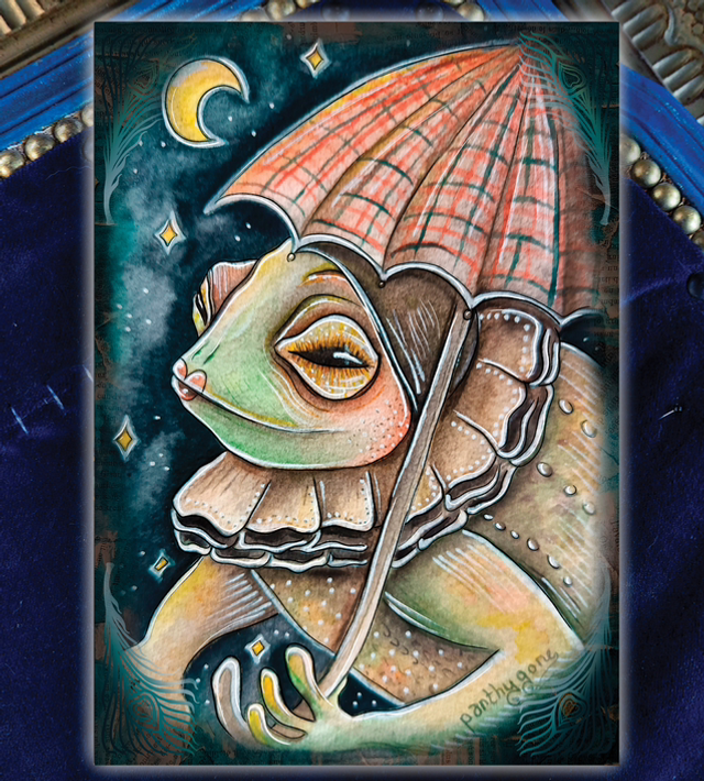 Crapaud au clair de lune - Print A4