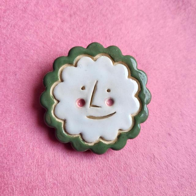 Twistsmith Smiley Face Brooch - 5 colours available
