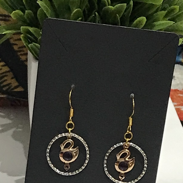 Silver Dangling Earrings- SDE40