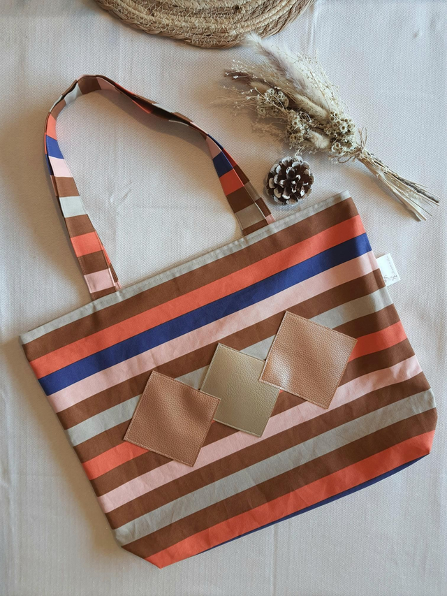 Sac d&#039;été rayé 