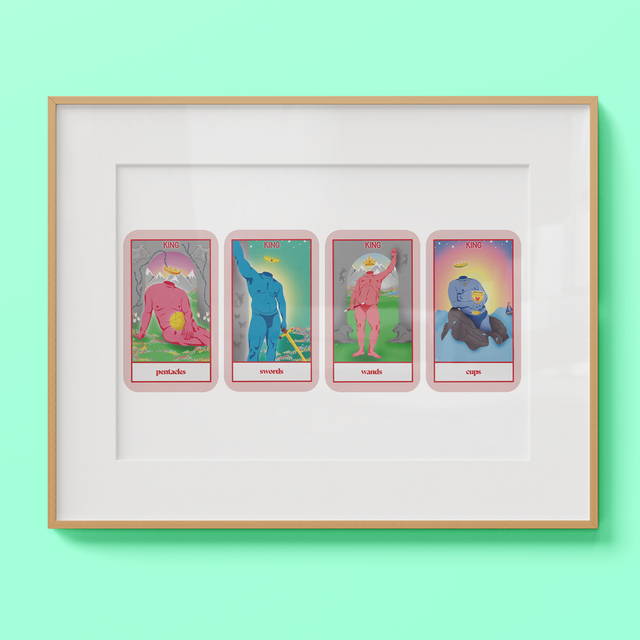 Kings of the Tarot Print