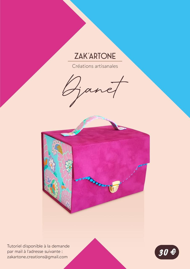 Kit cartonnage Mallette "Djanet"