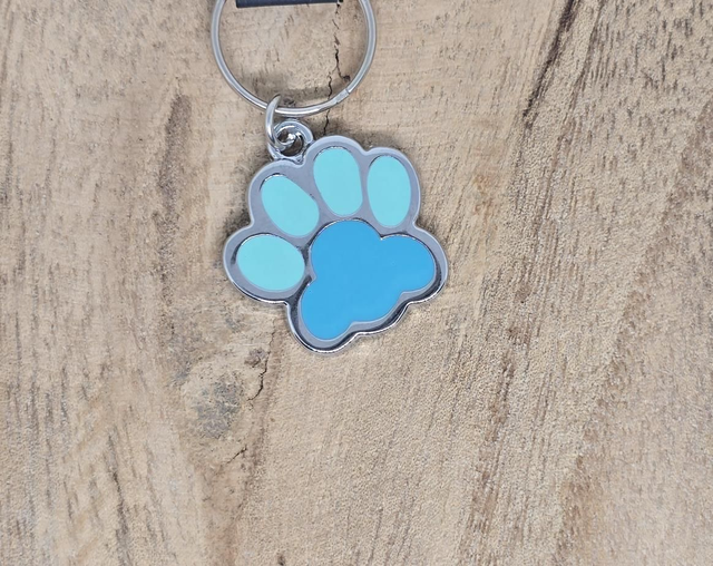 Collar Tag -Color Paw-