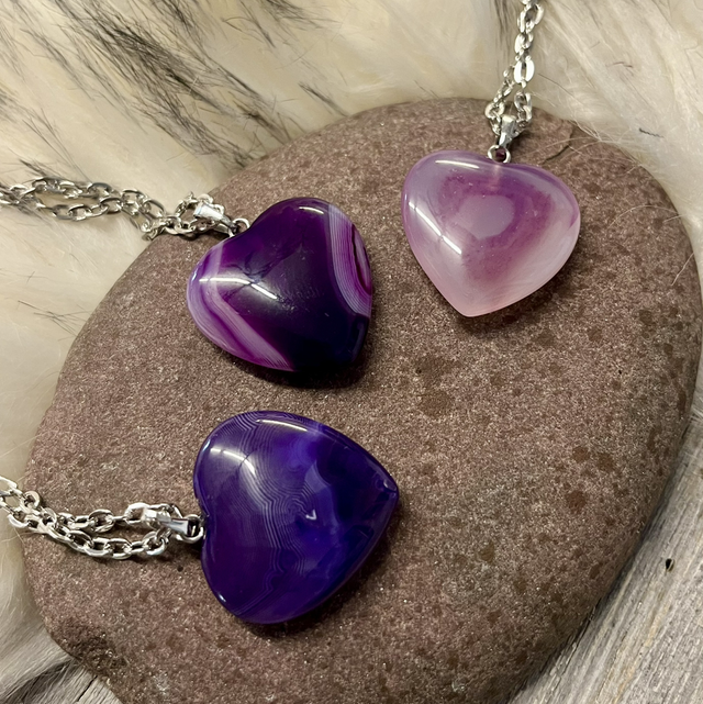 Akaatti kiviriipus 1kpl