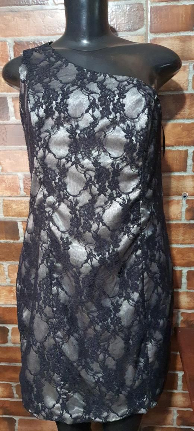 Vestido Preto Com Forró De Cetim T/M