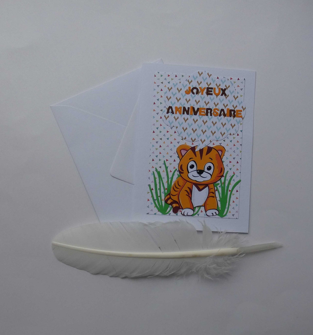 Le petit tigre d&#039;anniversaire