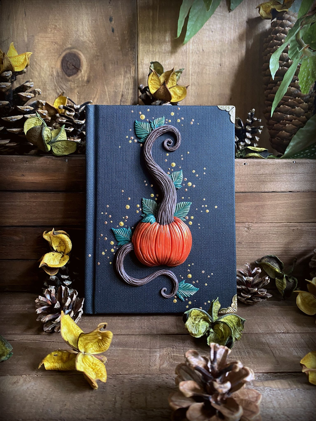 Petit Grimoire A6 Citrouille ardente