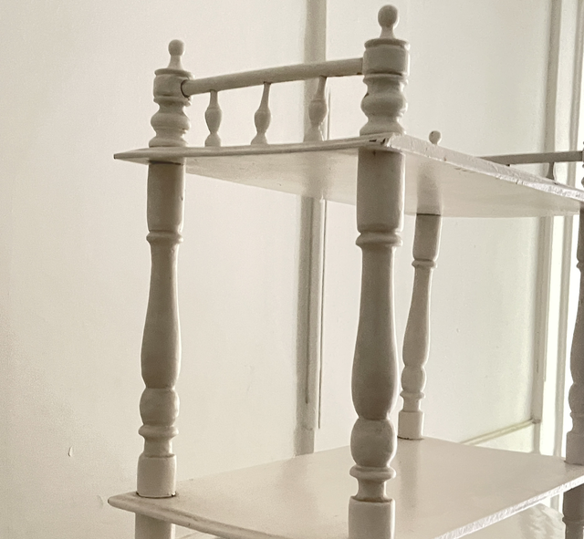 Weißes französisches Regal Holz  Beistelltisch