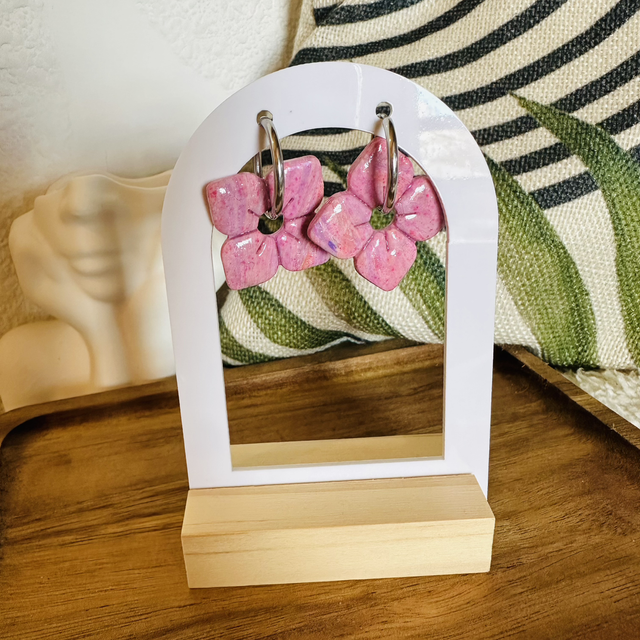 Pampilles fleur carré 