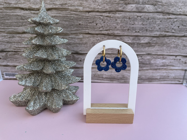 Pampilles paillettes bleu roi