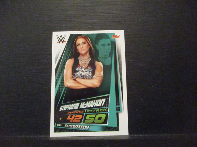 Stephanie McMahon - Showman Slam Attax Universe Original Trading Card #230