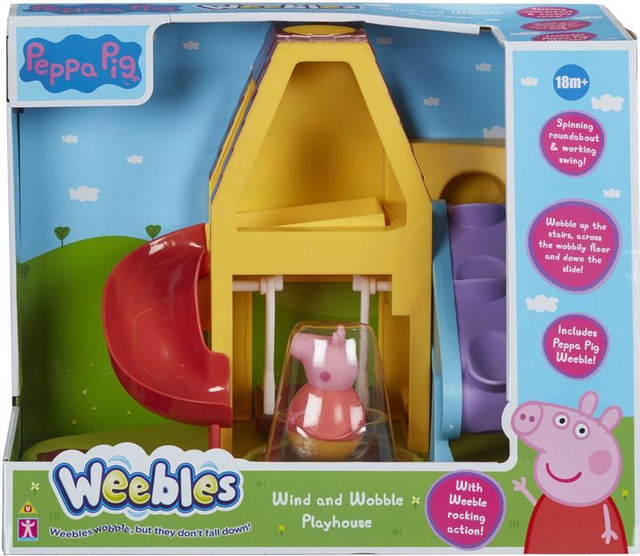 PEPPA PIGS WEEBLES WIND AND WOOBLE PLAYHOUSE