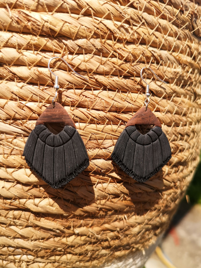 Collection Macramé Bohème - Boucles d&#039;oreilles Catalina