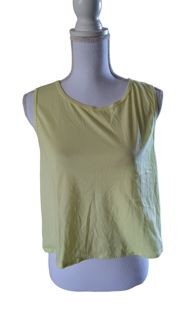 Top court jaune clair taille M (Pacifika)
