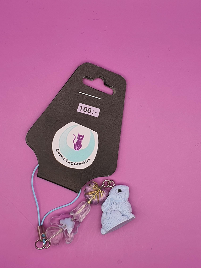 Phonecharm Bunny Blue 