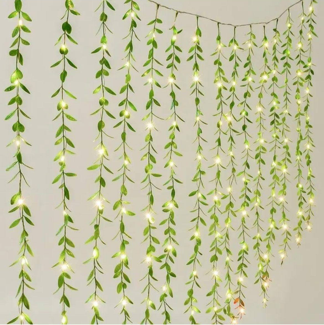 Curtain string lights with Indian plug 