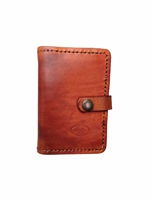 Porte cartes pression - Cordovan